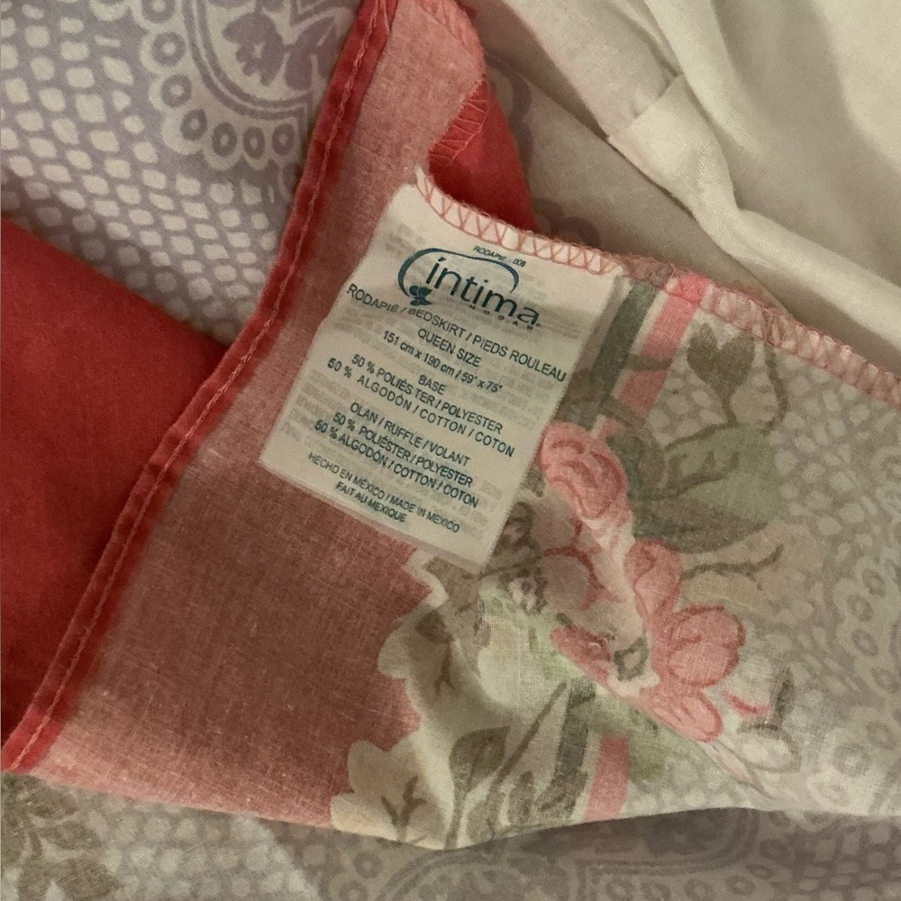 Vintage Shabby Chic Intima Bedskirt - Picture 3 of 15